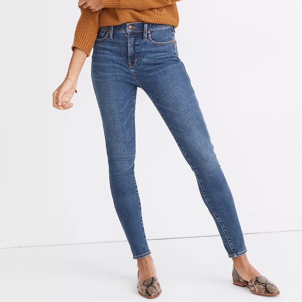 EUC Madewell Jeans 10” High-Rise Skinny 27